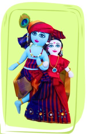 Eco Friendly Radha Krishna Dolls