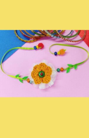 Eco Rakhi - Crochet Flower