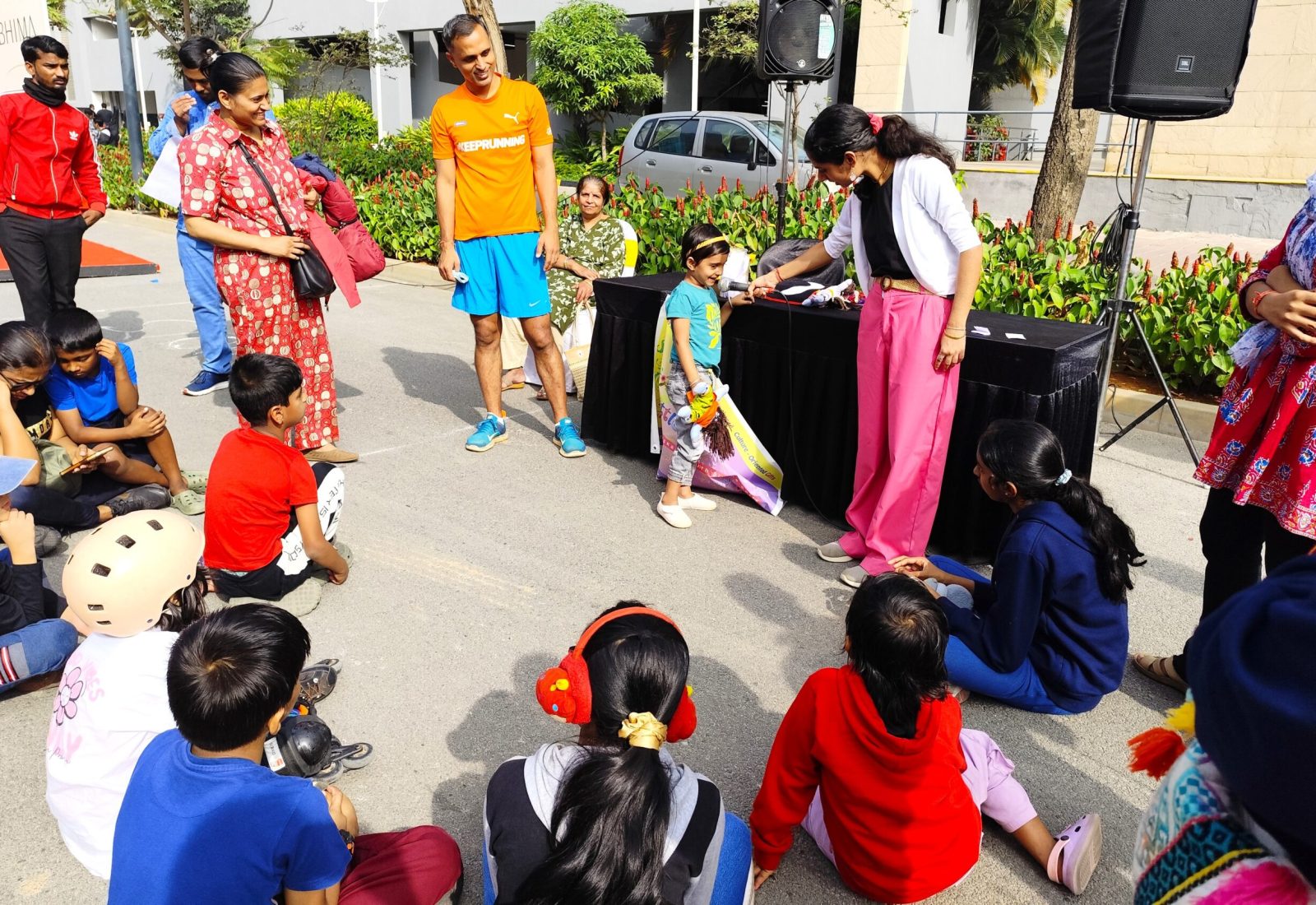 Instant Story telling by kids